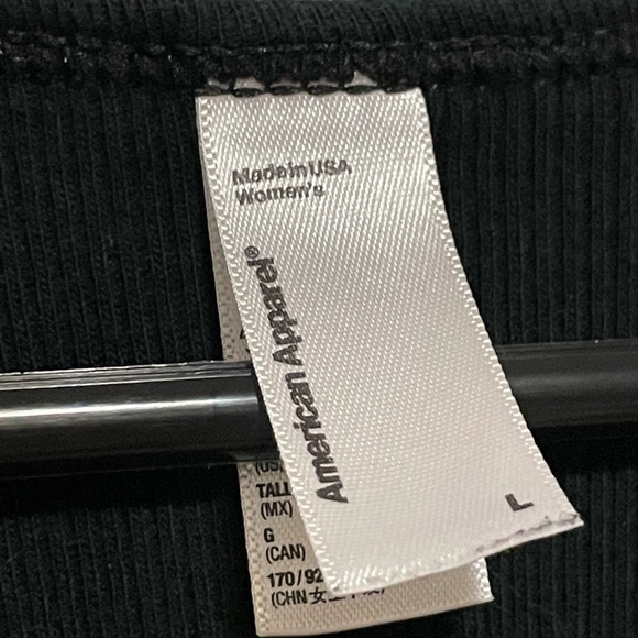 1860s Saloon St. Louis Restaurant Black Ribbed Tank Top - Picture 2 of 2